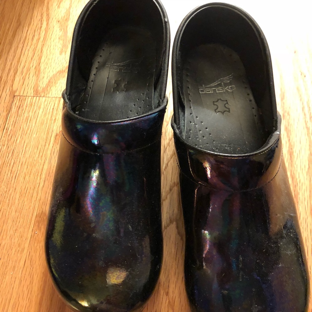 Dansko Oil Slick clogs